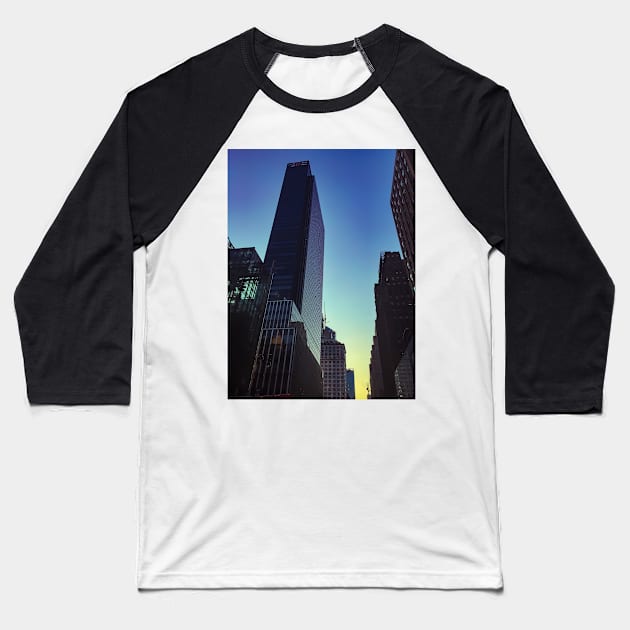 Garment District, Manhattan, New York City Baseball T-Shirt by eleonoraingrid